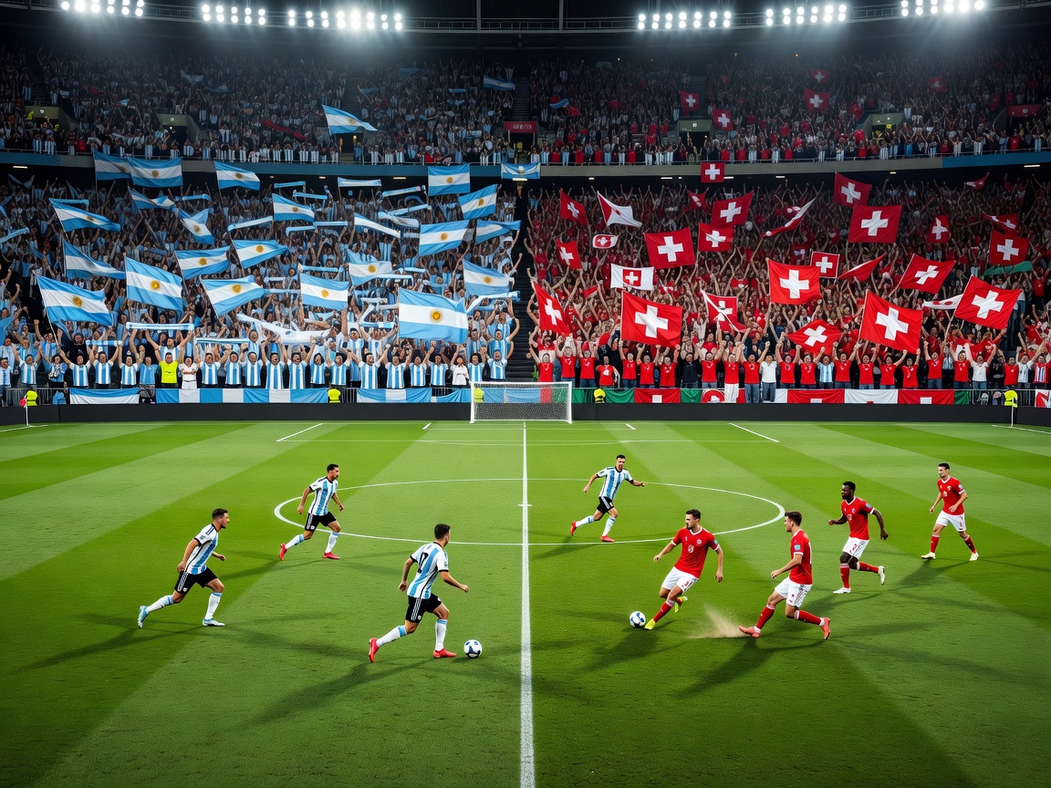 Stadium representation for Argentina vs Switzerland